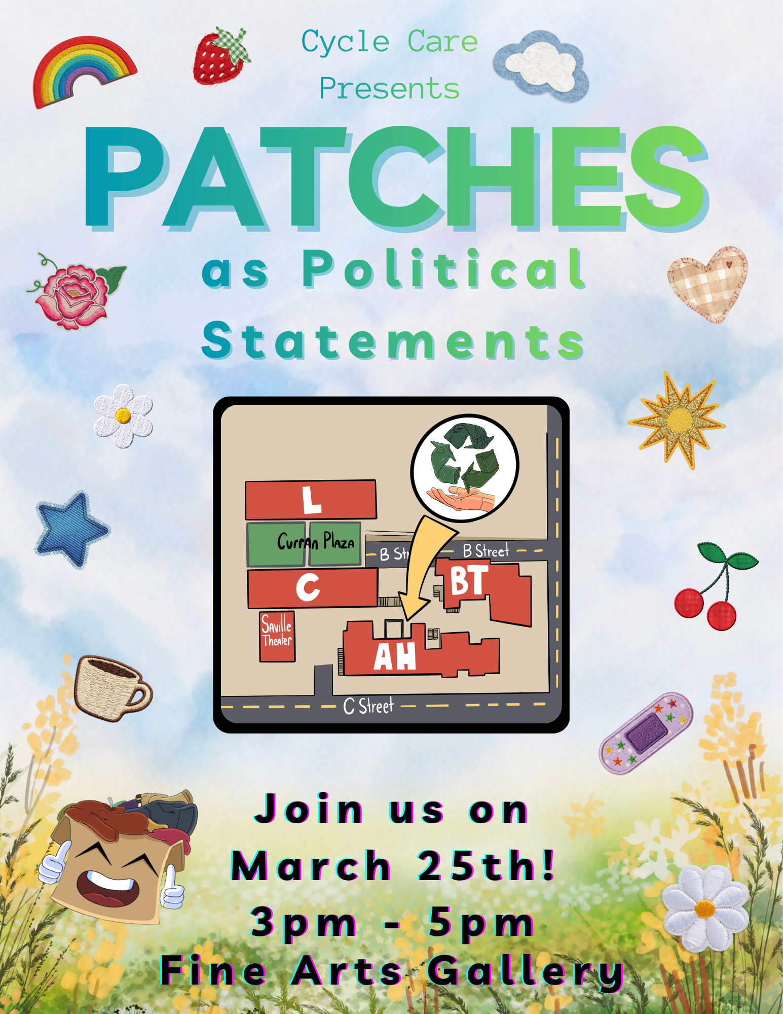 Political Patches Flyer